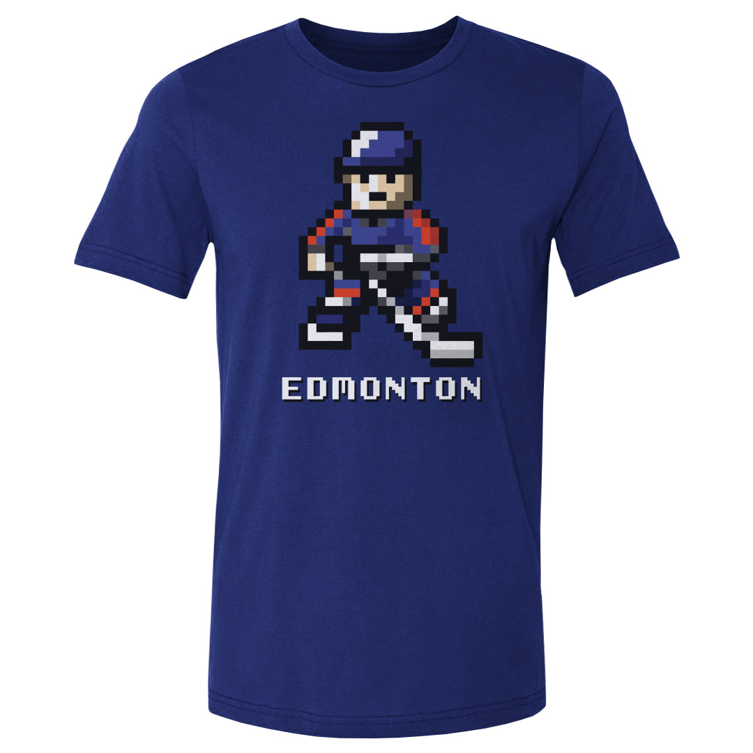 Edmonton Hockey 8-bit WHT