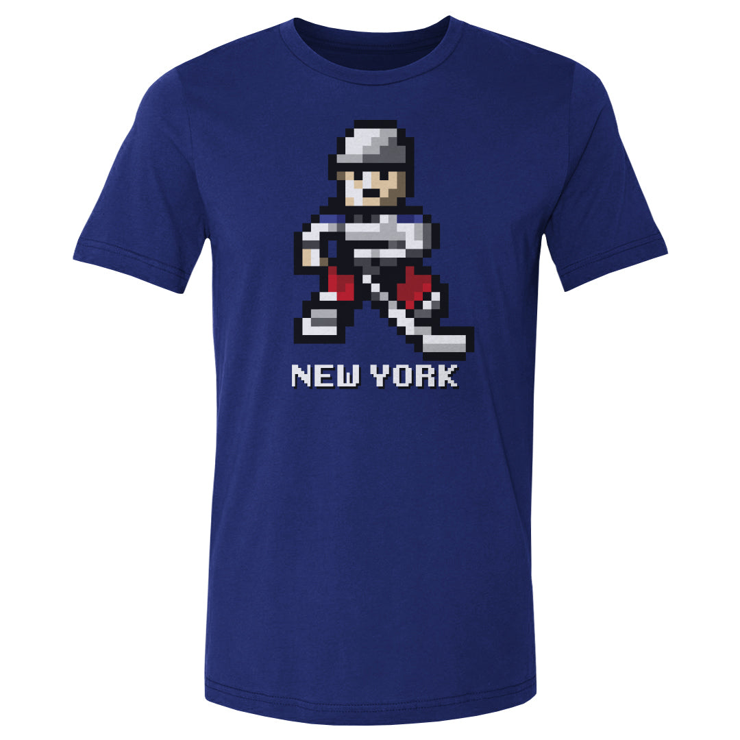 New York R Hockey 8-bit WHT