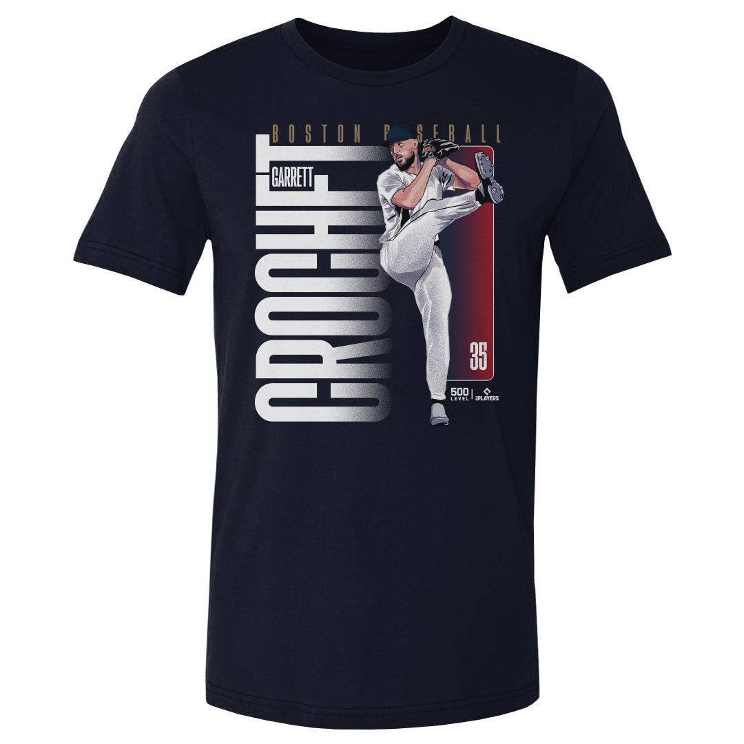 Garrett Crochet Boston Vertical Name WHT
