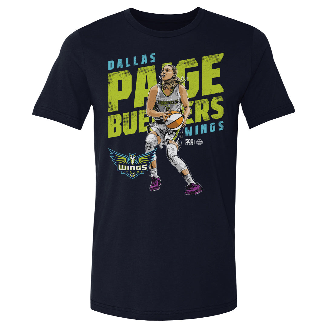 Paige Bueckers Dallas Wings Slant WHT