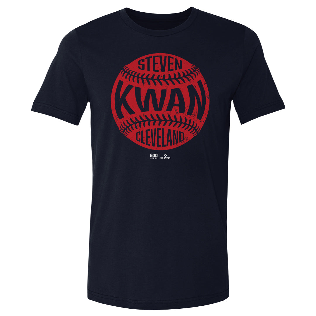 Steven Kwan Cleveland Vintage Baseball WHT