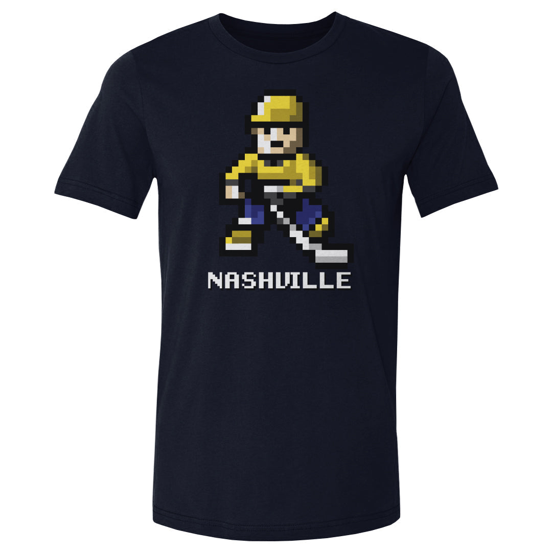 Nashville Hockey 8-bit WHT