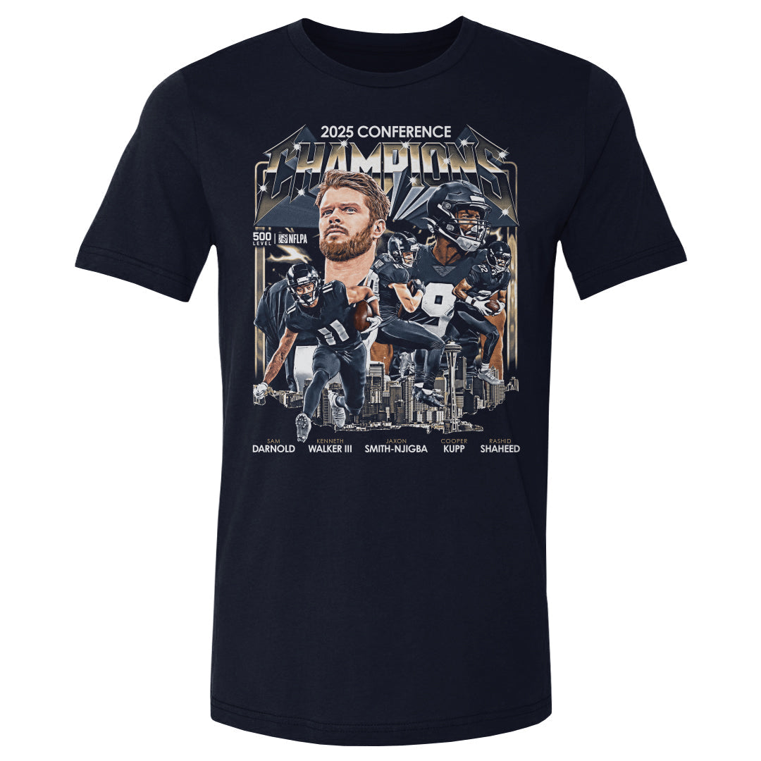 Seattle Football 2025 Conference Champions Vintage WHT
