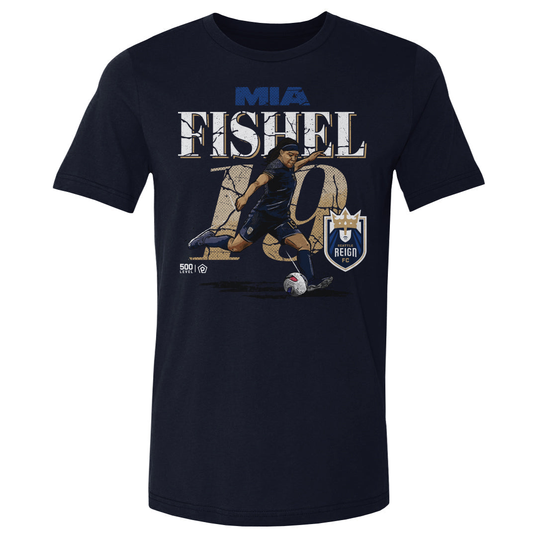 Mia Fishel Seattle Reign Cracked Number WHT