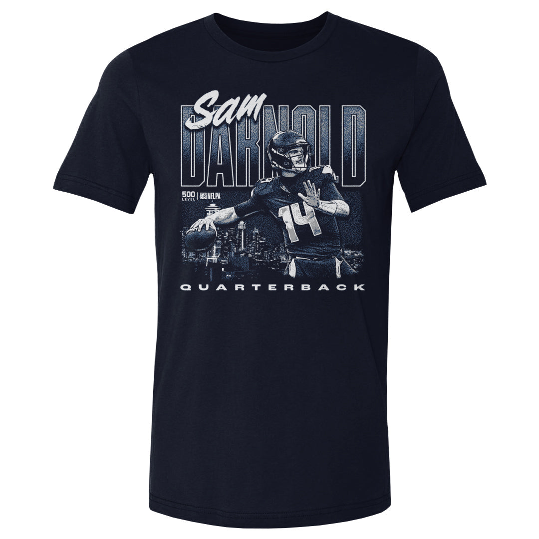 Sam Darnold Seattle Bitmap WHT
