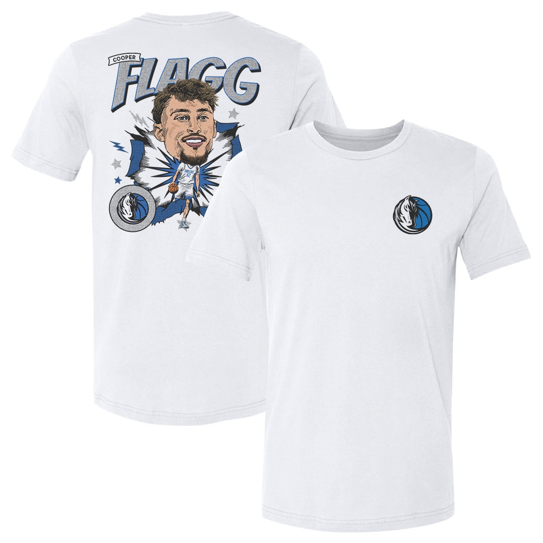 Cooper Flagg Dallas Mavericks Caricature F&B