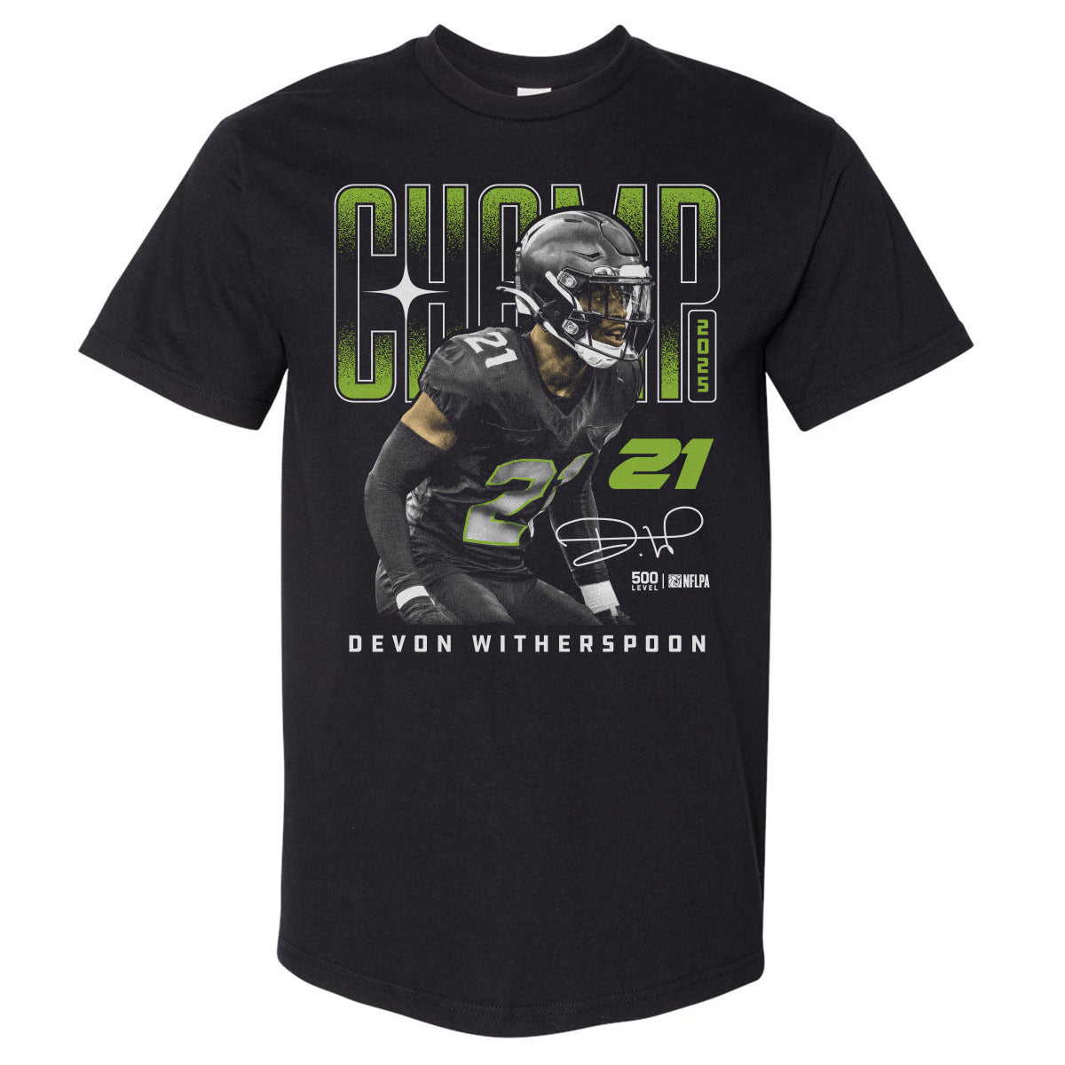 Devon Witherspoon Seattle 2025 Champ WHT