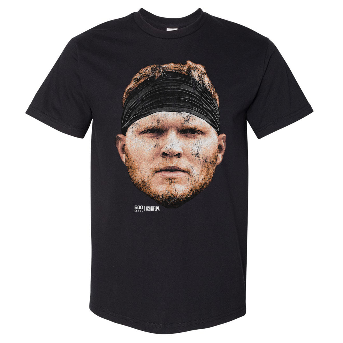 Aidan Hutchinson Detroit Vintage Head WHT