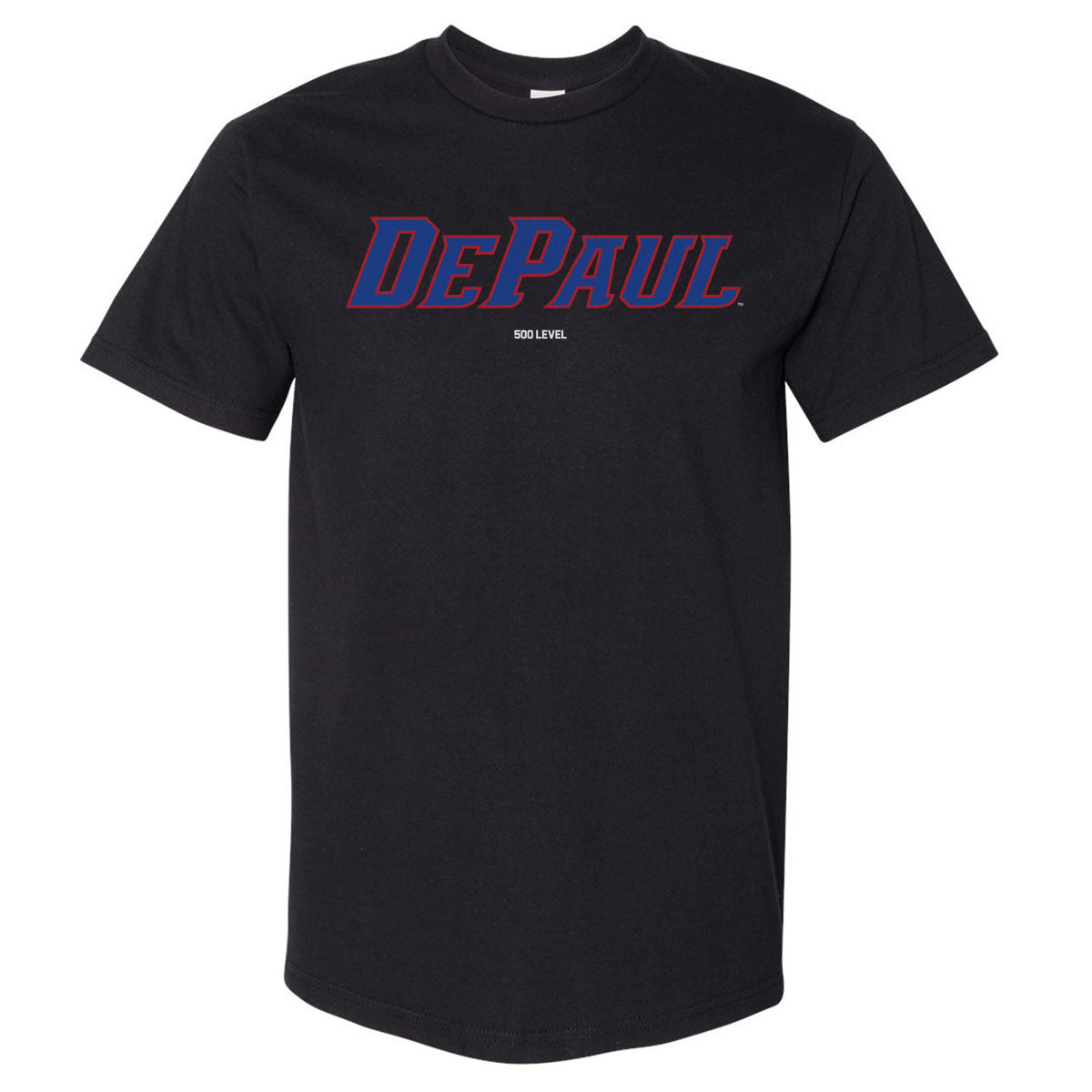 DePaul Blue Demons Wordmark WHT