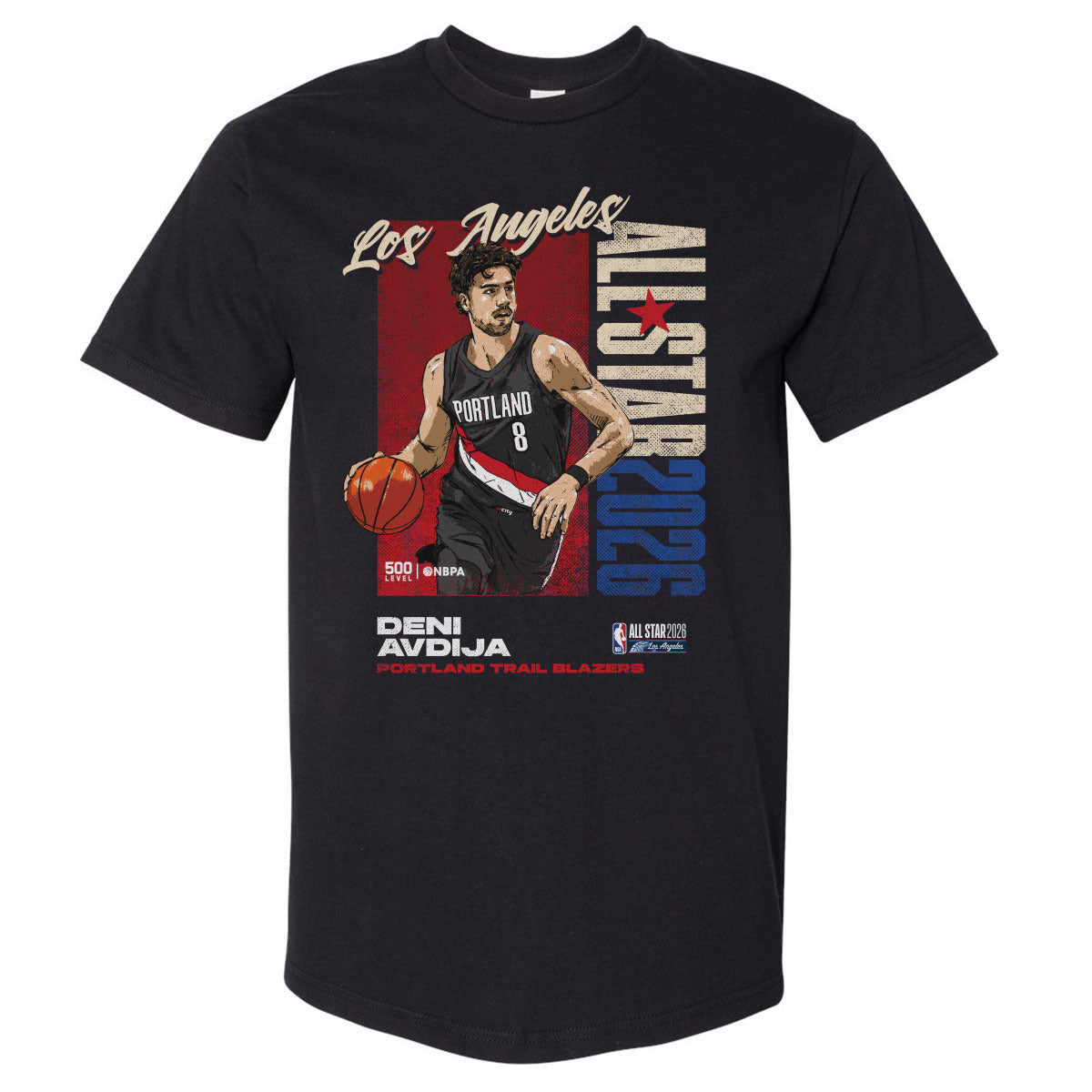Deni Avdija Portland Trail Blazers 2026 NBA All-Star Vertical WHT