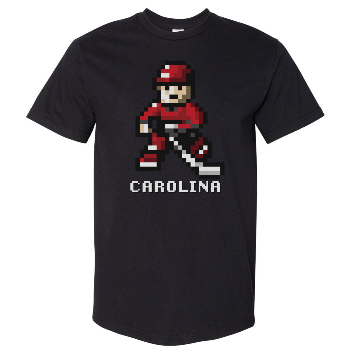 Carolina Hockey 8-bit WHT