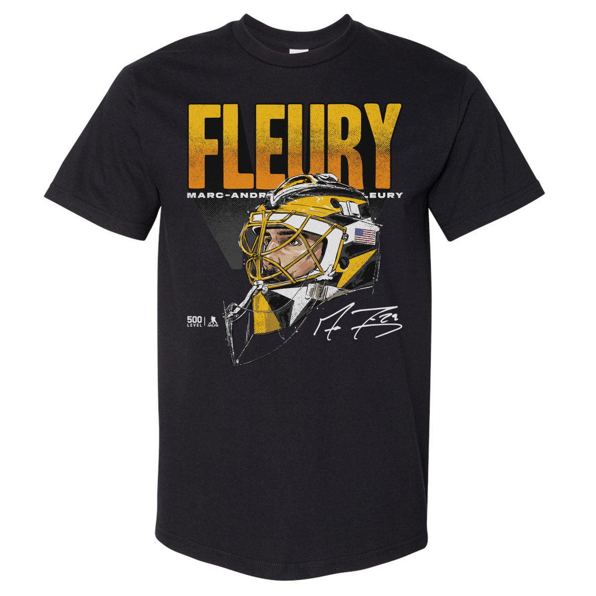 Marc-Andre Fleury Pittsburgh Hockey Mask WHT