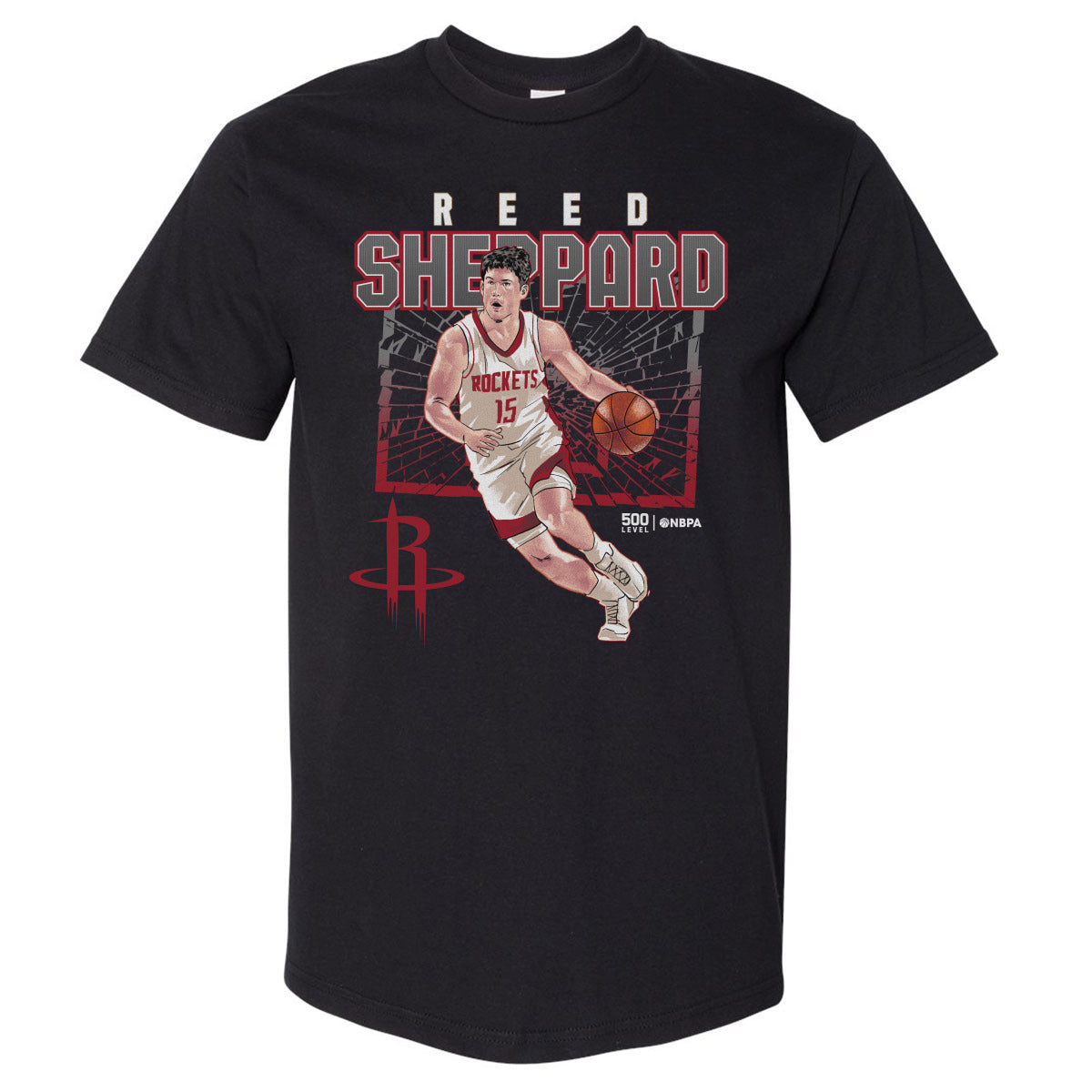Reed Sheppard Houston Rockets Shattered WHT