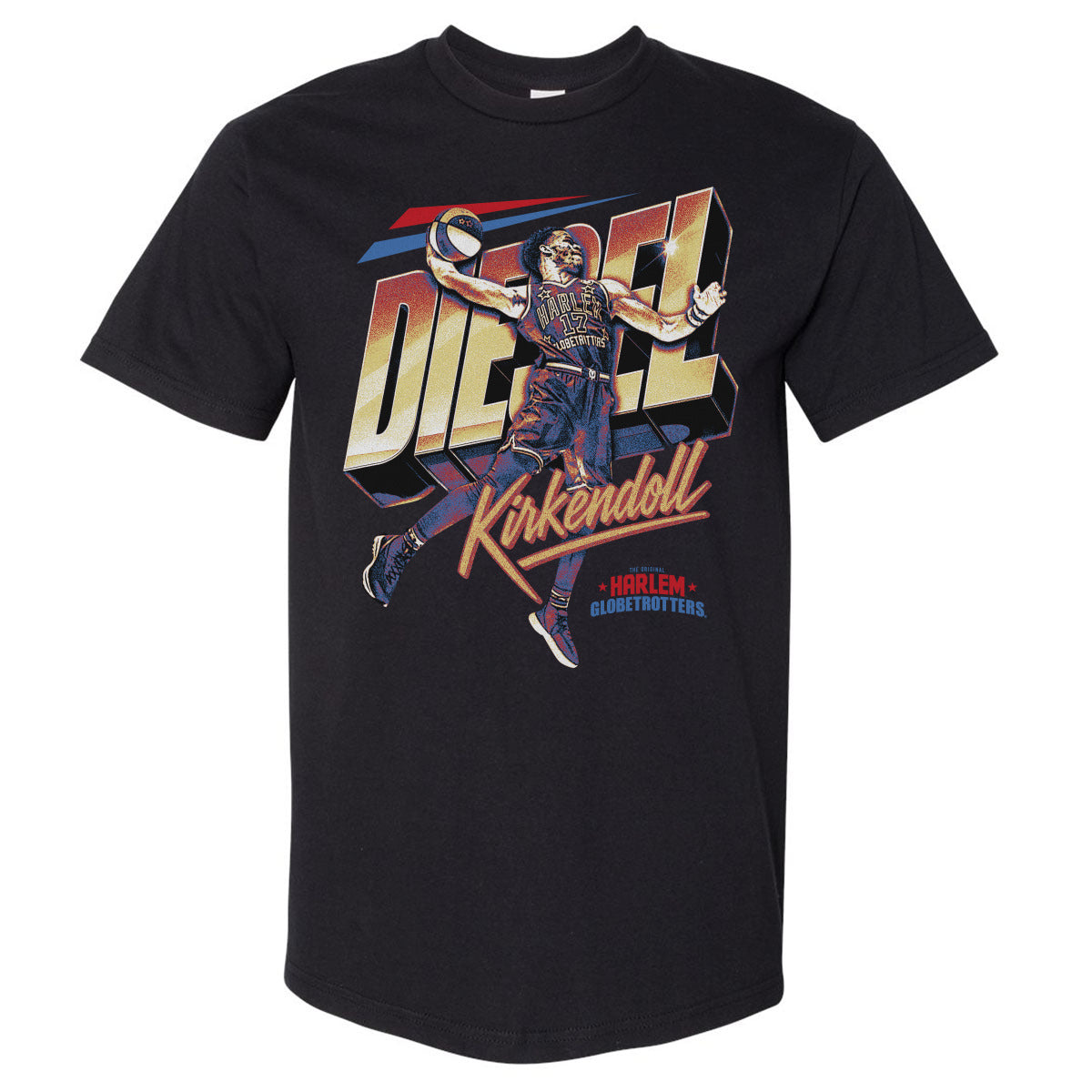 Diesel Kirkendoll Harlem Globetrotters Nickname WHT