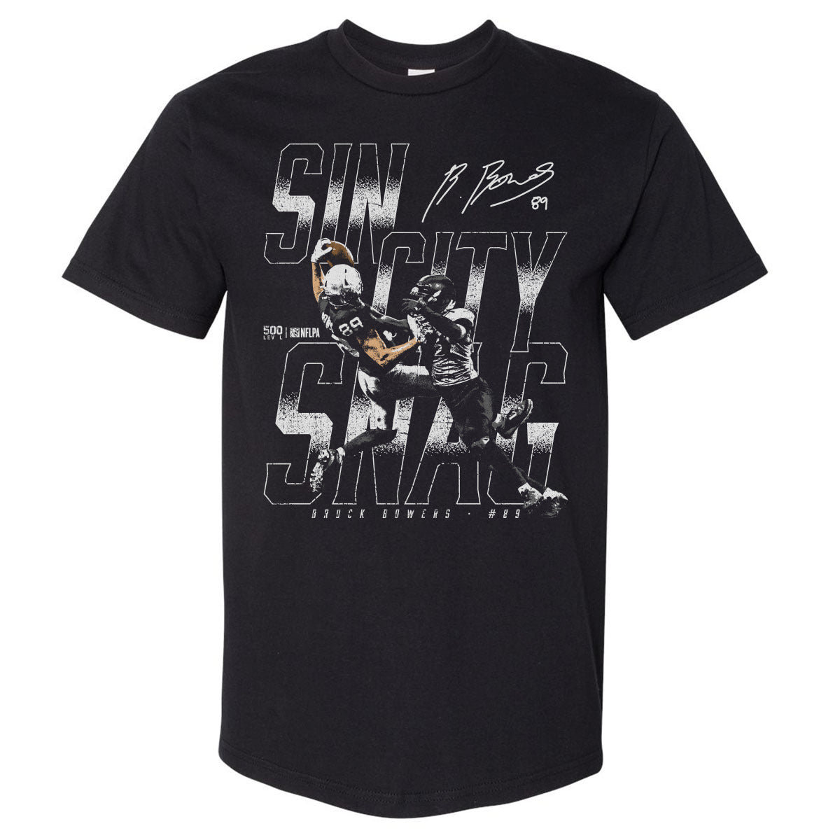 Brock Bowers Las Vegas Sin City Snag WHT