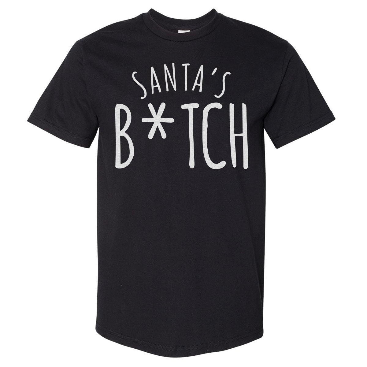 Christmas Santa's B-tch WHT