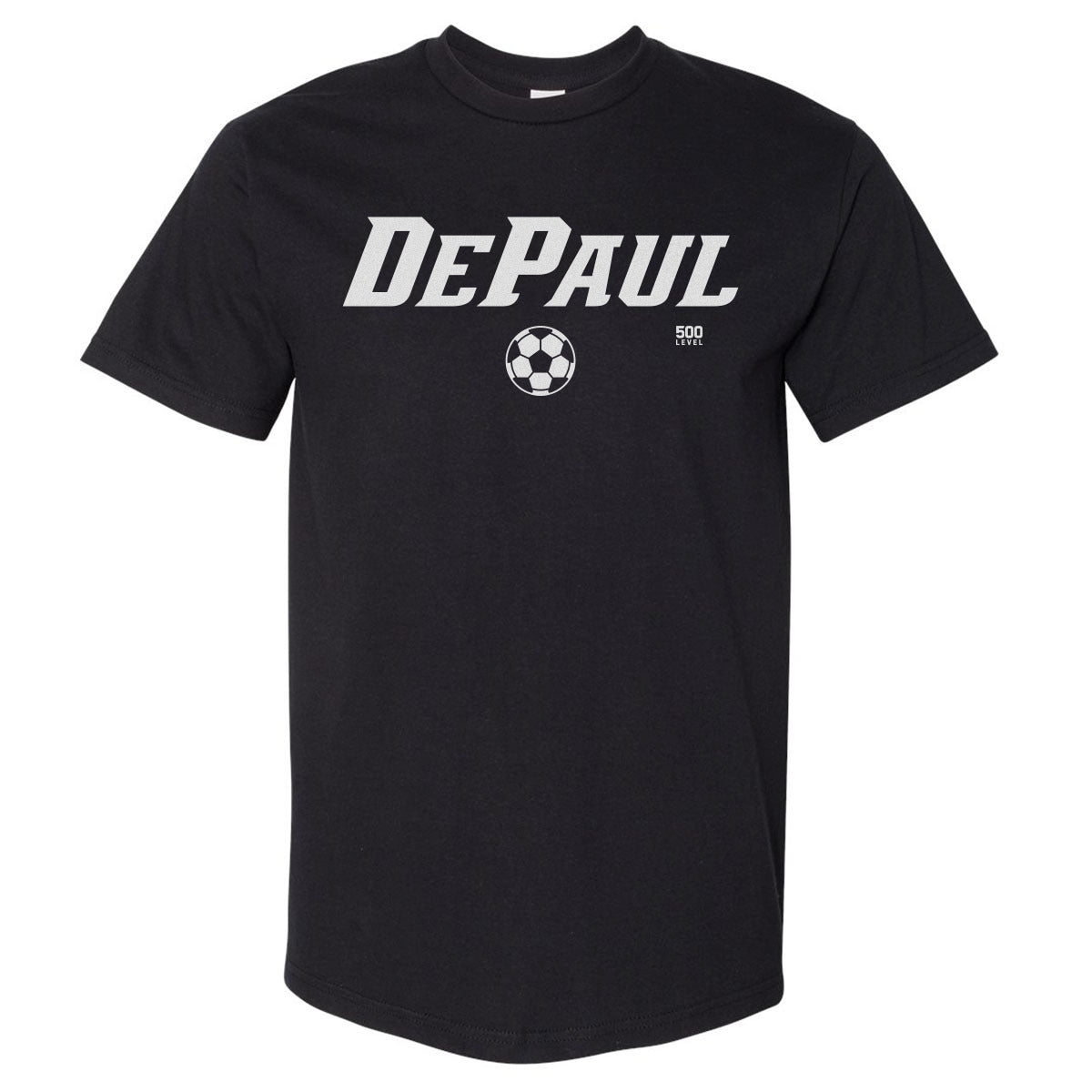 DePaul Blue Demons Soccer Minimalist WHT