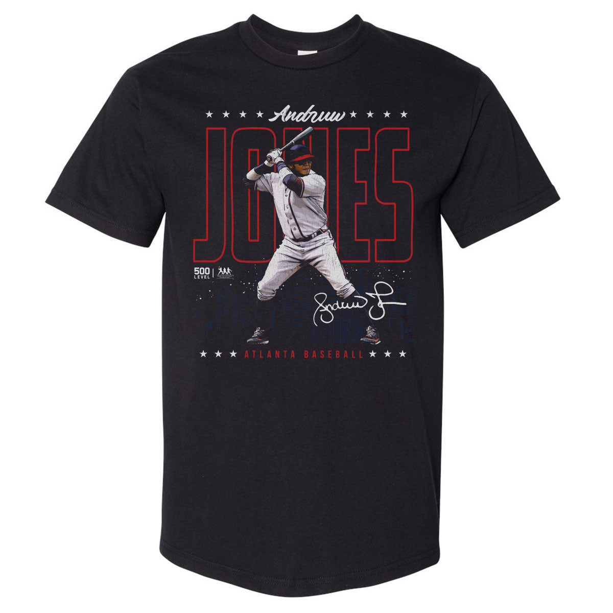 Andruw Jones Atlanta Gritty WHT