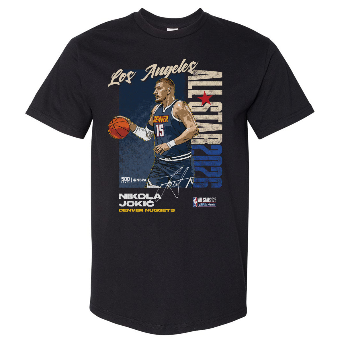 Nikola Jokic Denver Nuggets 2026 NBA All-Star Vertical WHT