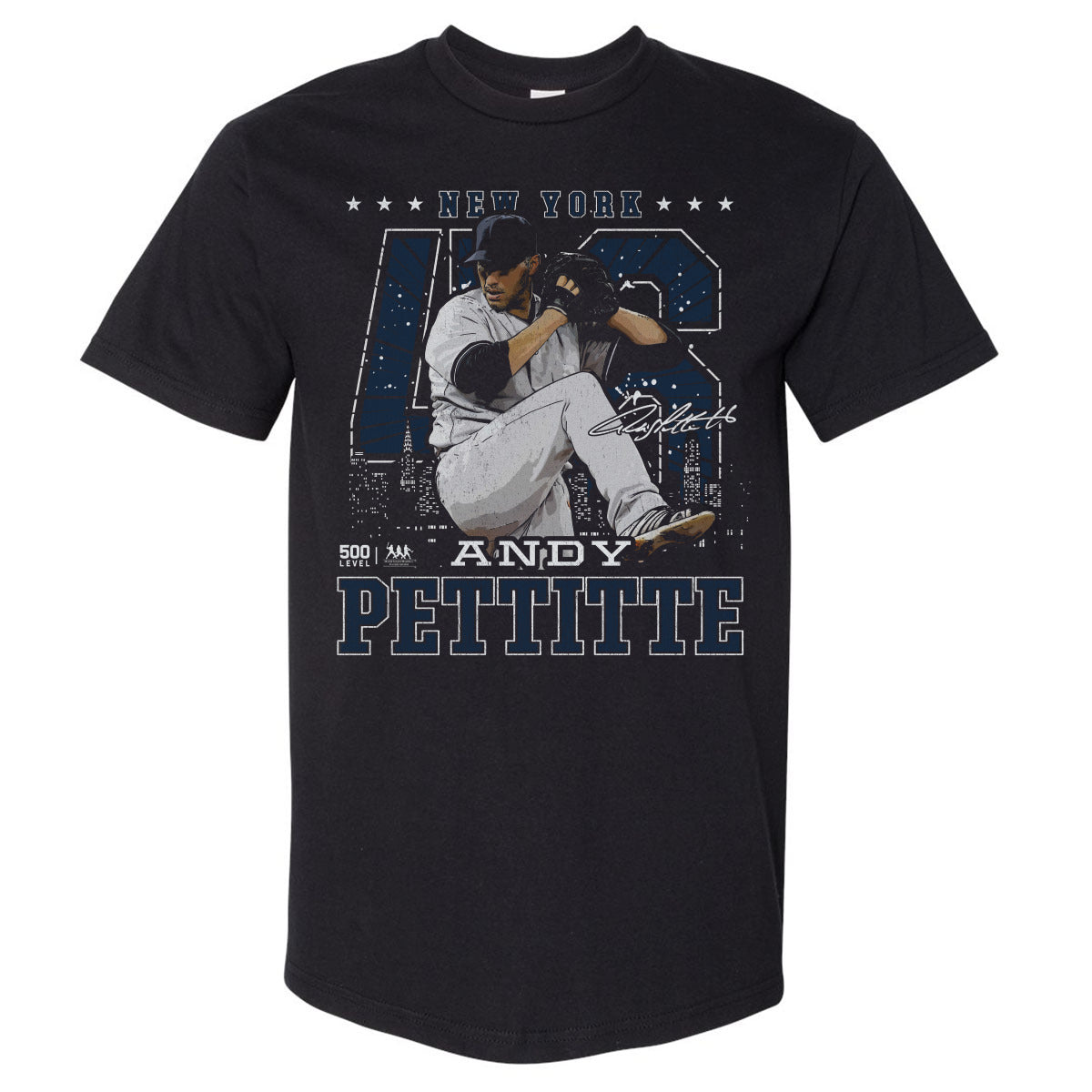 Andy Pettitte New York Y Gritty WHT