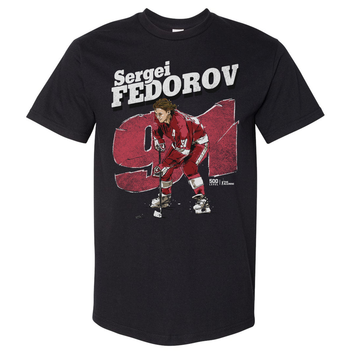 Sergei Fedorov Detroit Retro WHT