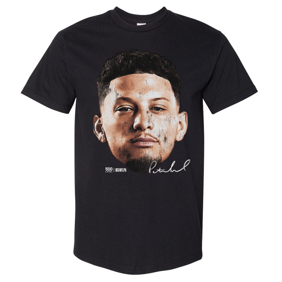 Patrick Mahomes Kansas City Vintage Head WHT