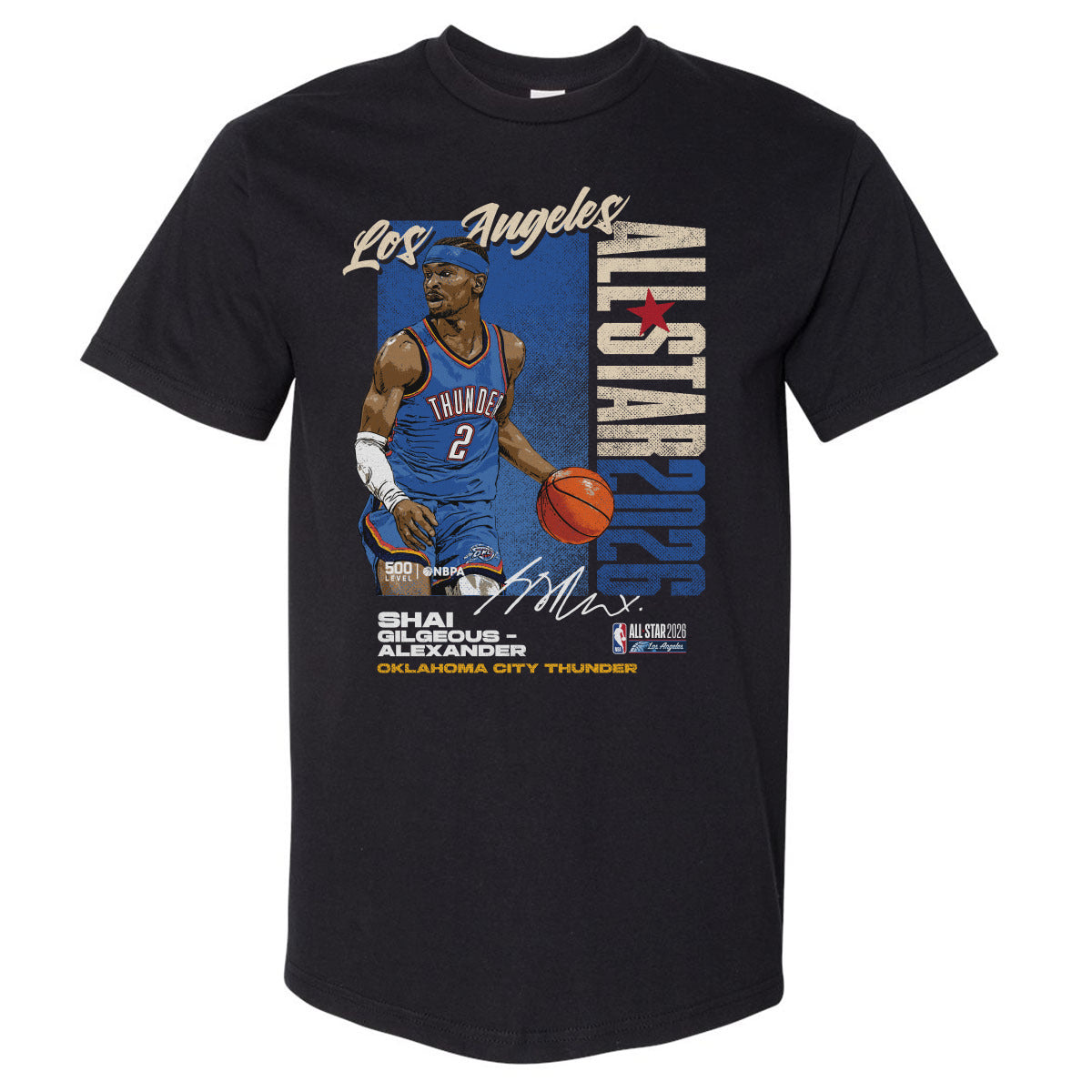 Shai Gilgeous-Alexander Oklahoma City Thunder 2026 NBA All-Star Vertical WHT