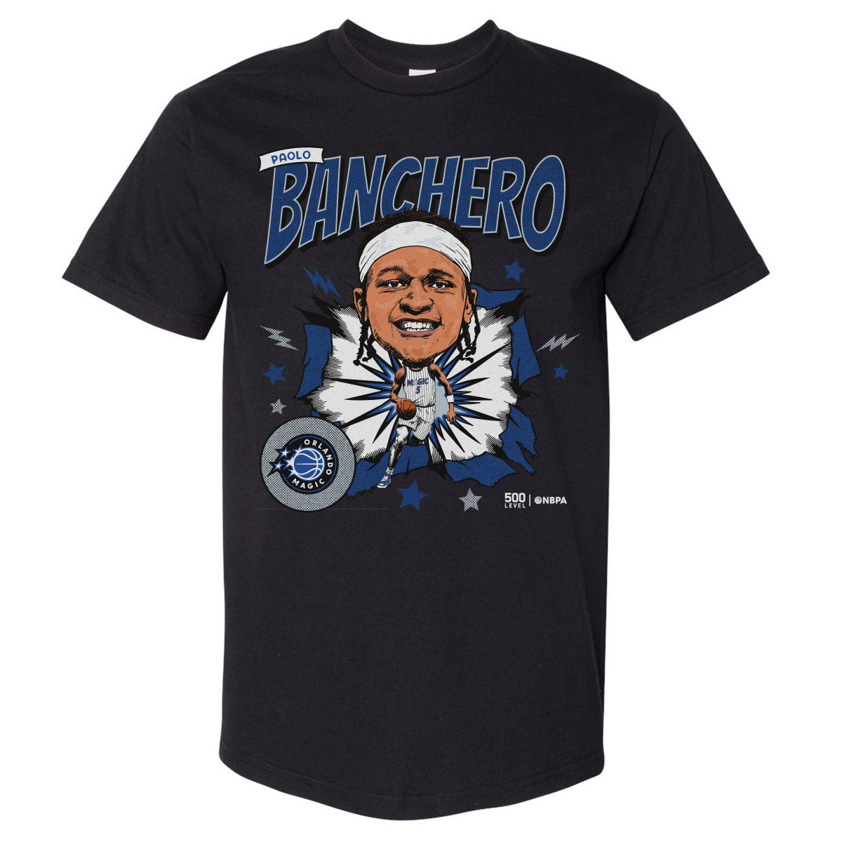 Paolo Banchero Orlando Magic Caricature WHT