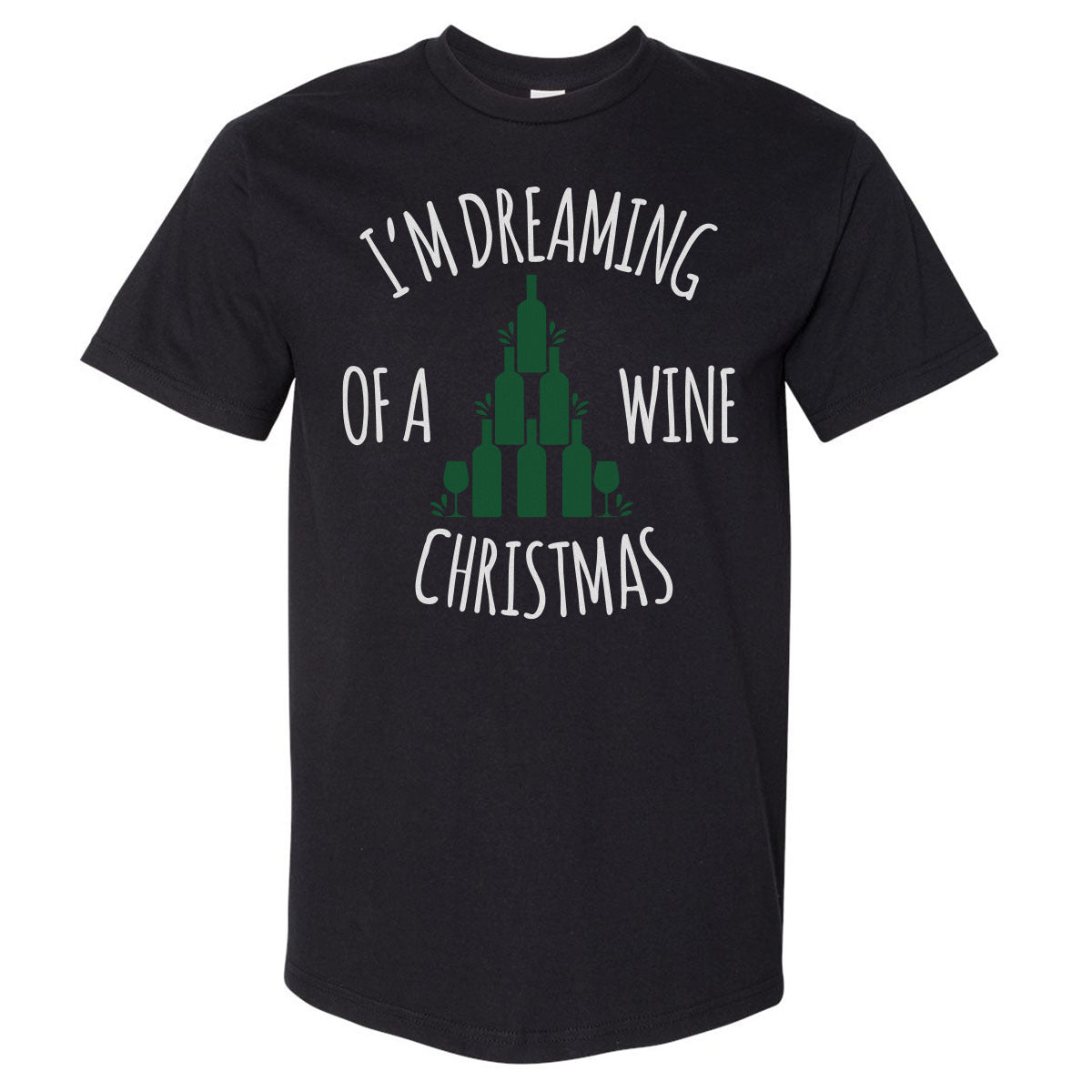 Christmas I'm Dreaming Of A Wine Christmas WHT