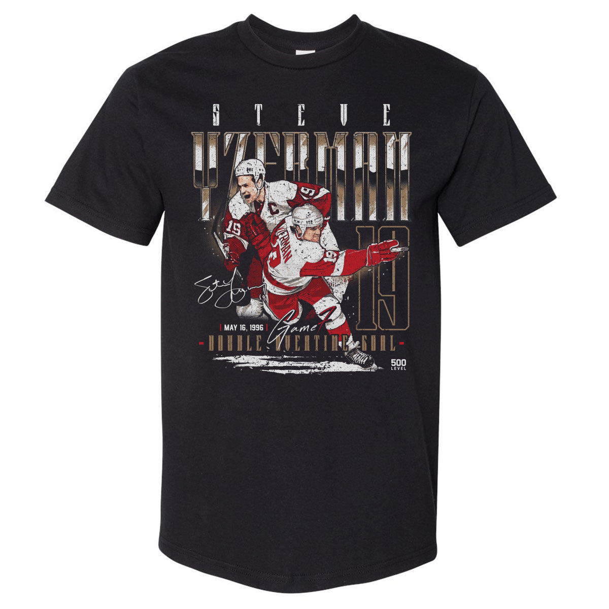 Steve Yzerman Detroit Game 7 1996 WHT