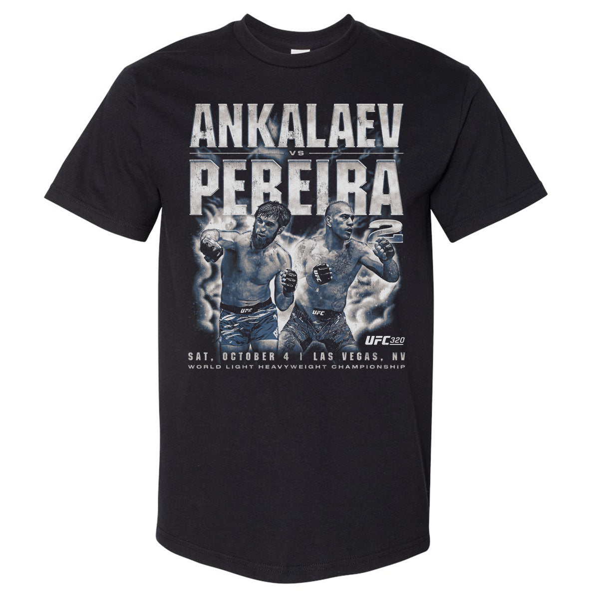 UFC 320 Pereira vs Ankalaev Vintage WHT
