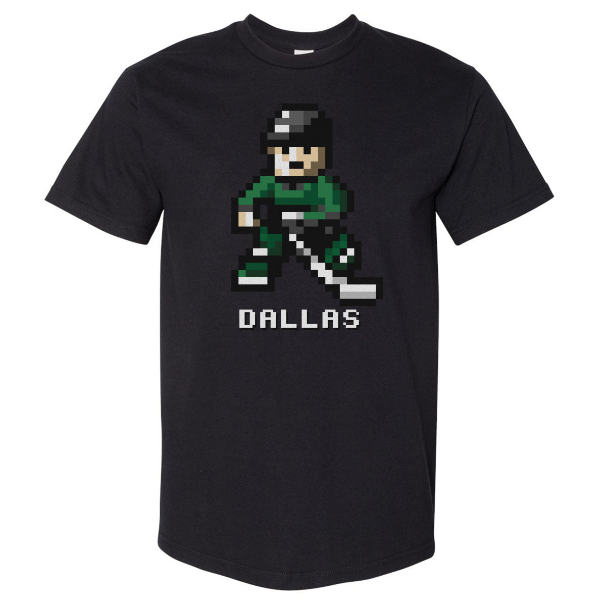 Dallas Hockey 8-bit WHT