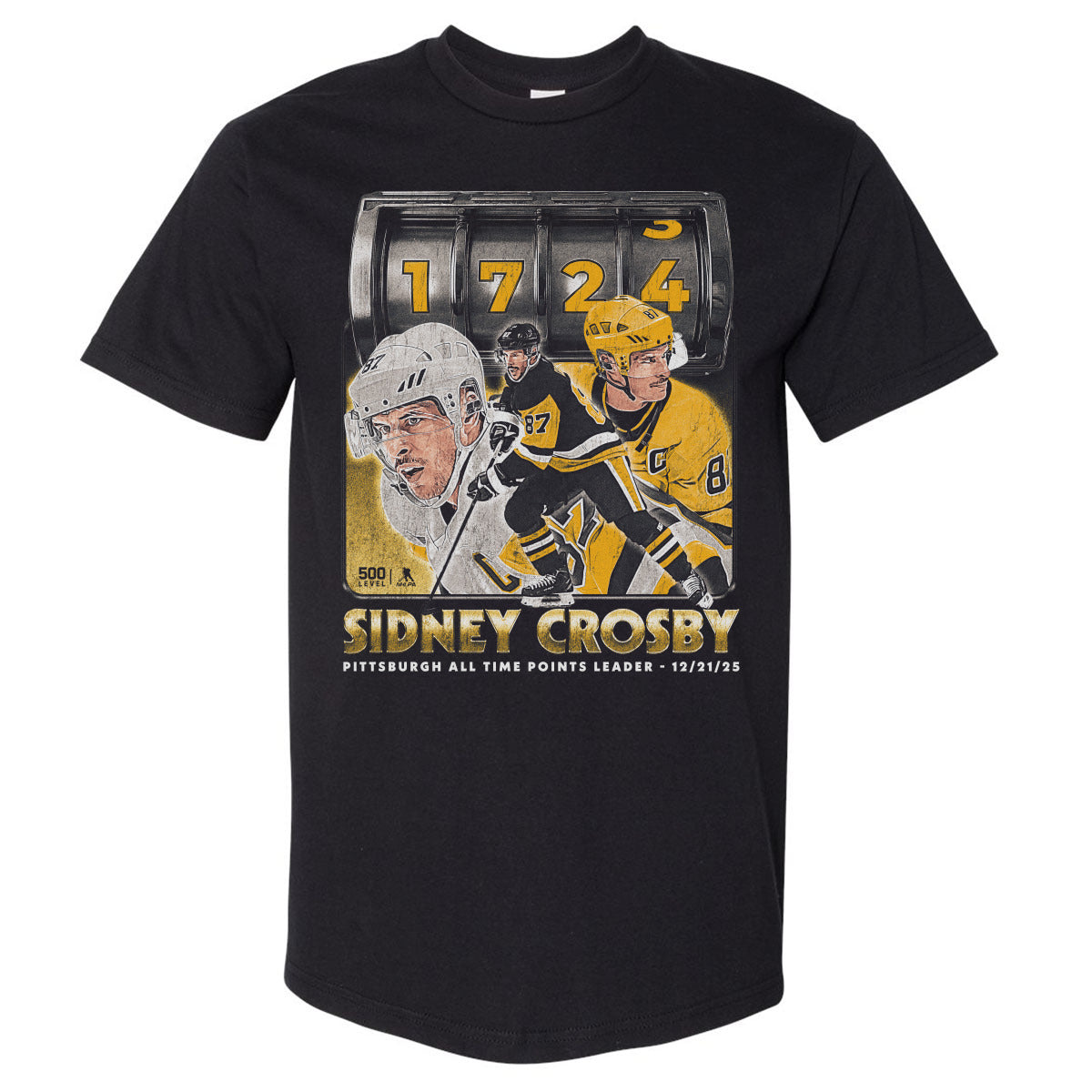 Sidney Crosby Pittsburgh All Time Points Leader WHT