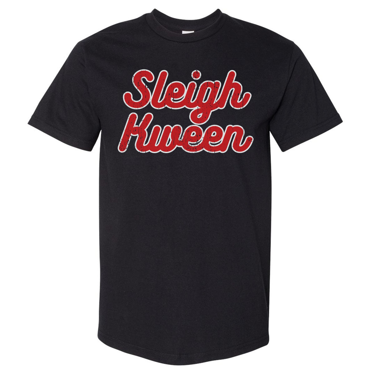 Christmas Sleigh Kween WHT