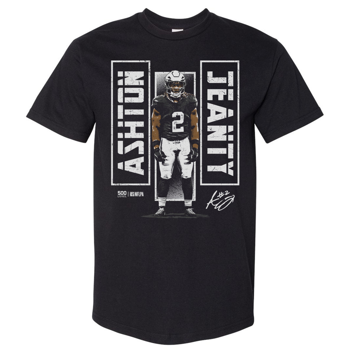Ashton Jeanty Las Vegas Signature Stance WHT