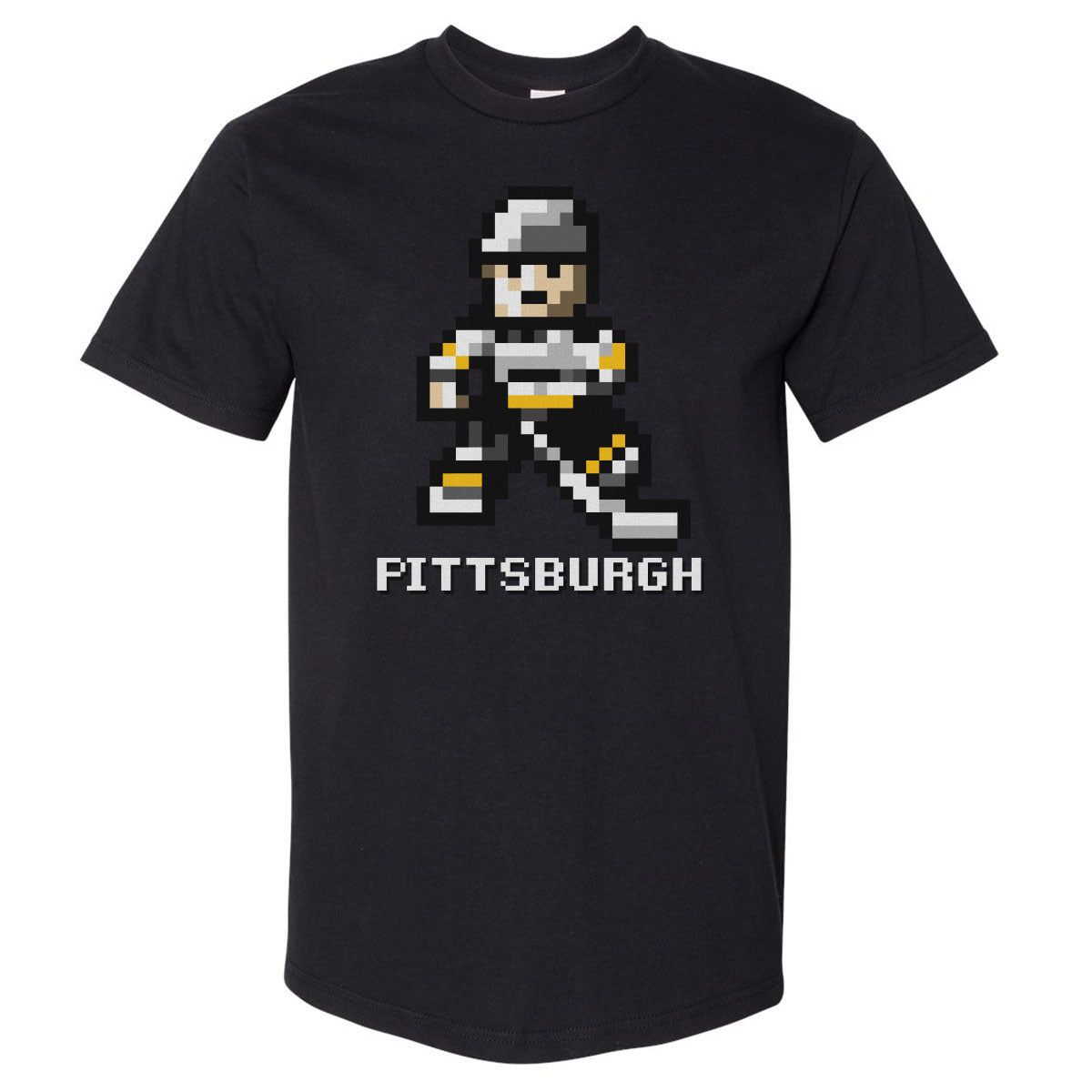 Pittsburgh Hockey 8-bit WHT