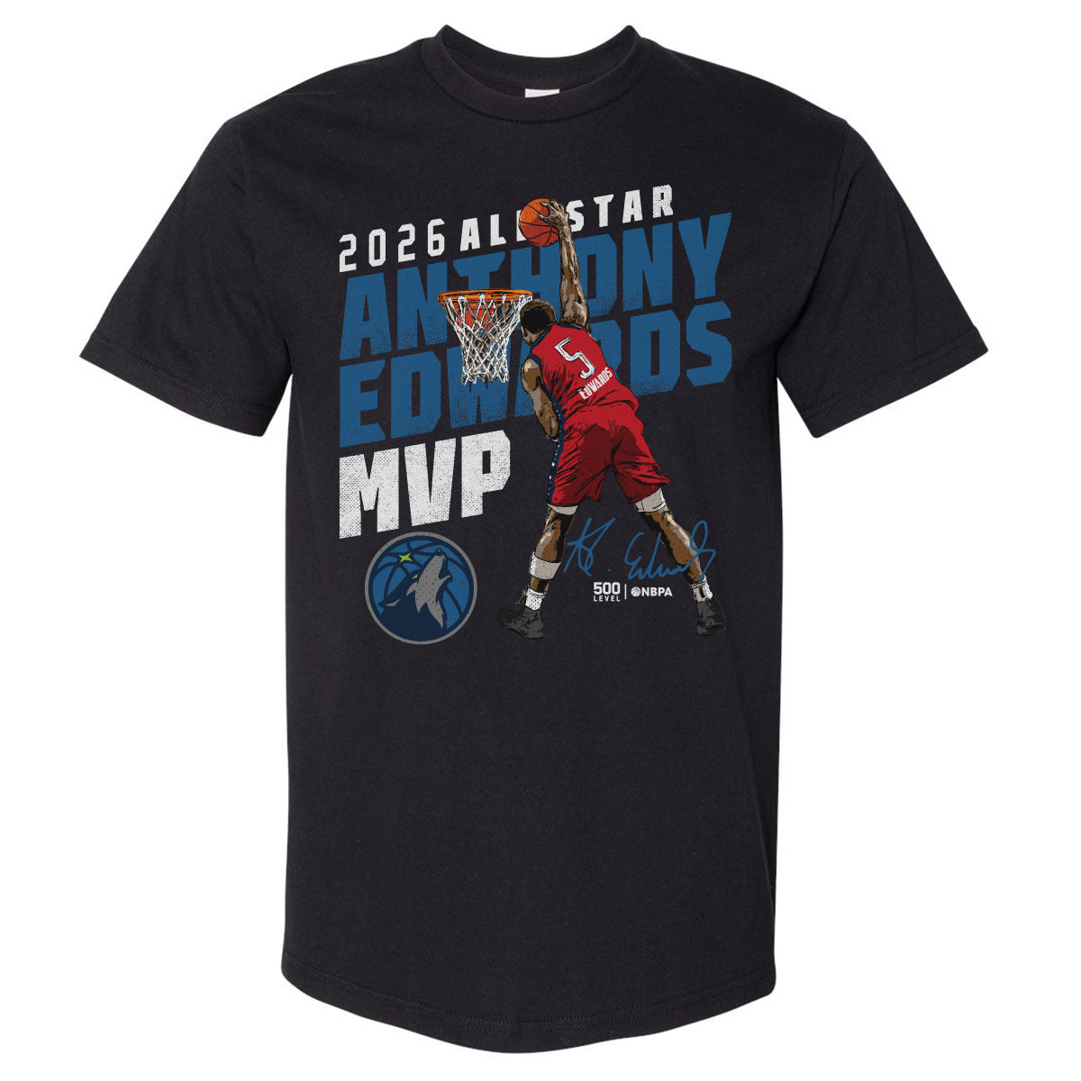 Anthony Edwards Minnesota Timberwolves 2026 All-Star MVP WHT