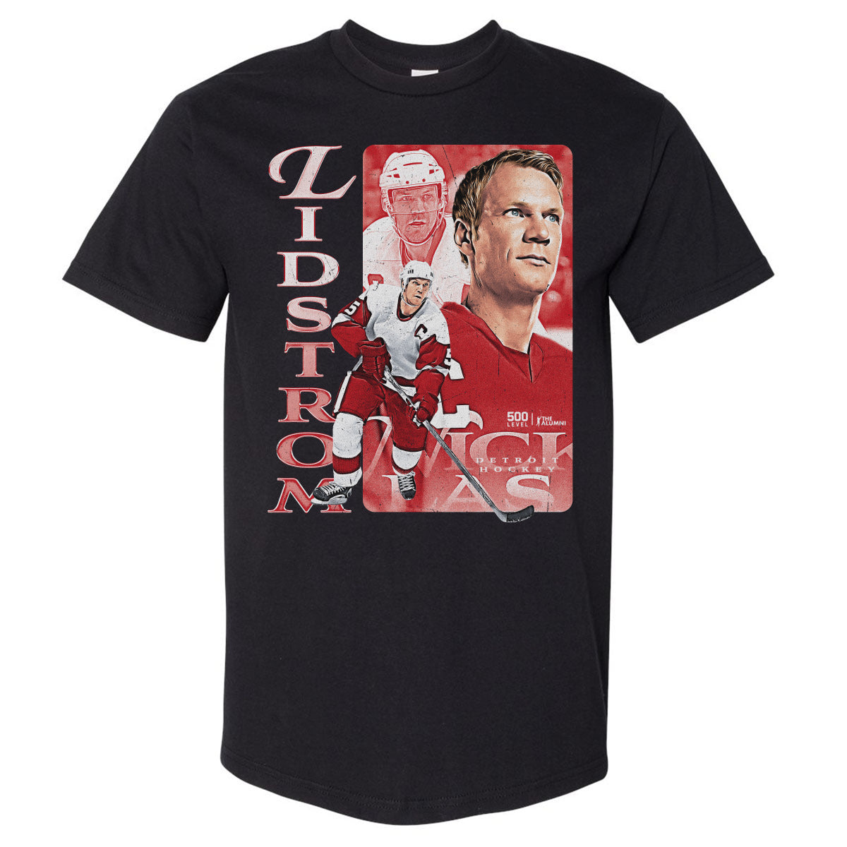 Nicklas Lidstrom Detroit Vintage WHT