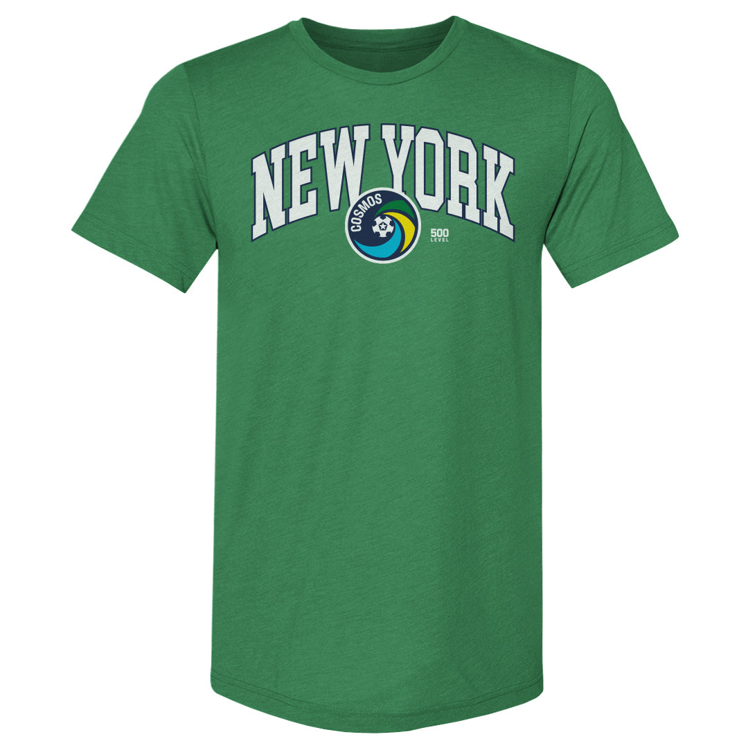 New York Cosmos Arc WHT Mens Premium T Shirt 500 Level Officially Licensed Fan Gear