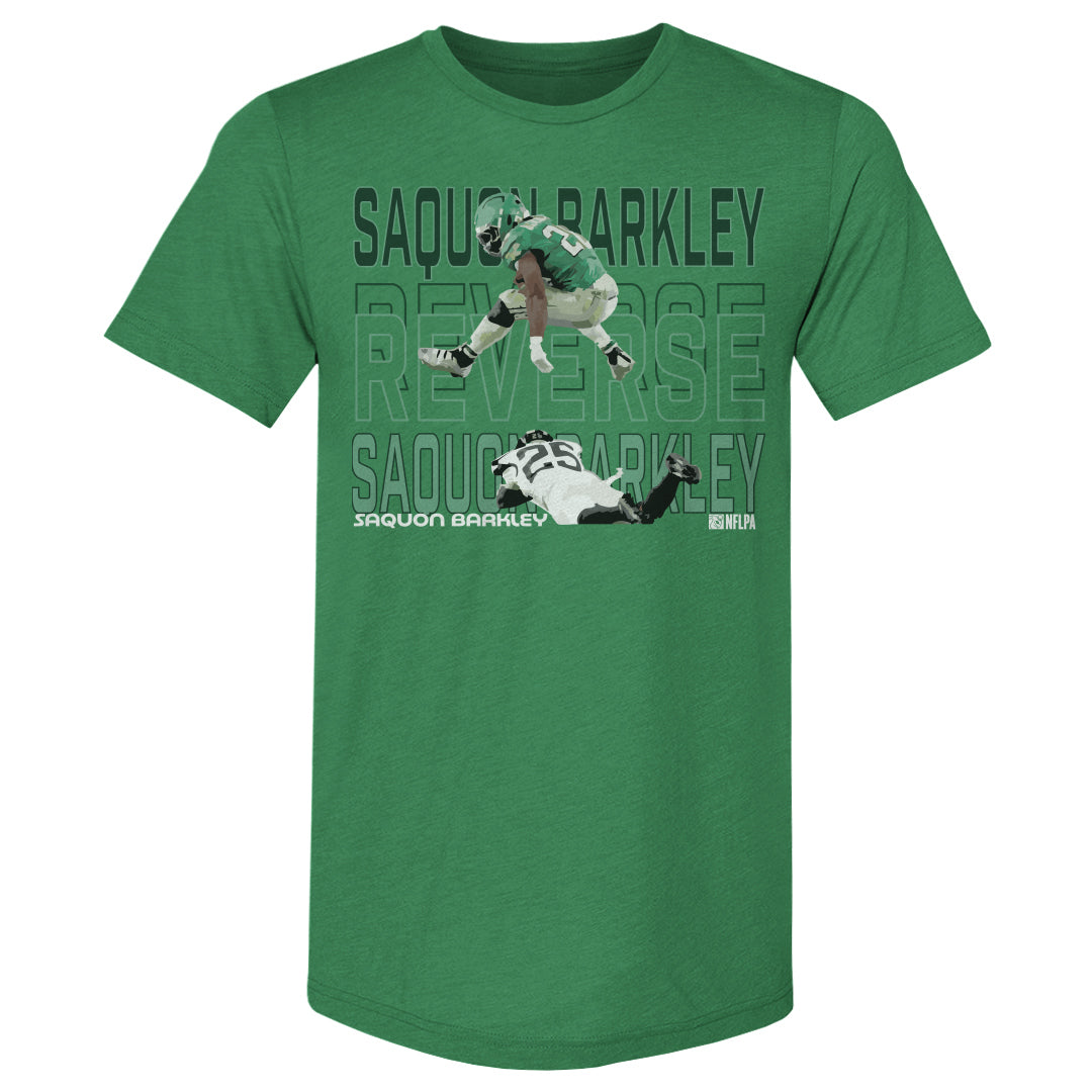 Saquon Barkley Philadelphia Hurdle WHT