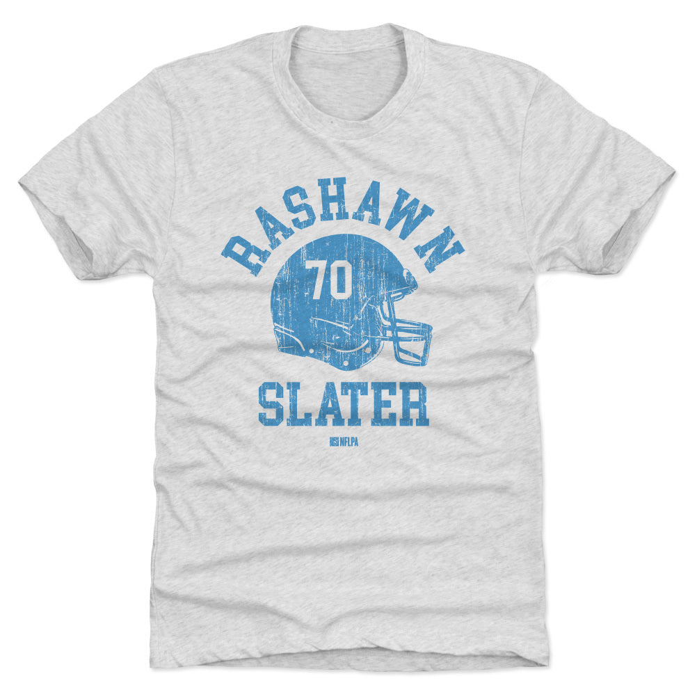 Rashawn Slater Los Angeles C Helmet Font