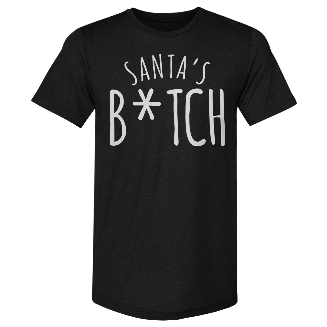 Christmas Santa's B-tch WHT