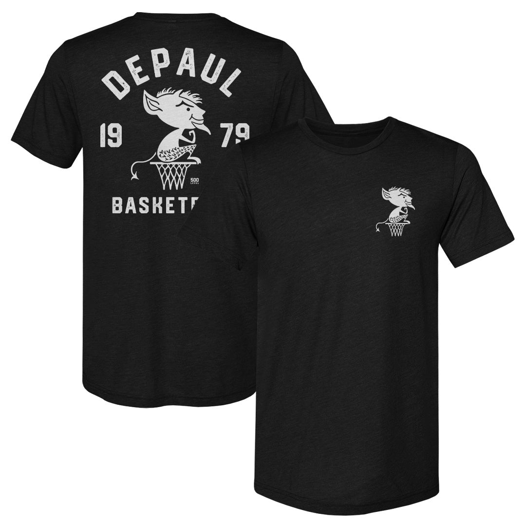 DePaul Blue Demons Basketball 1979 F&B WHT
