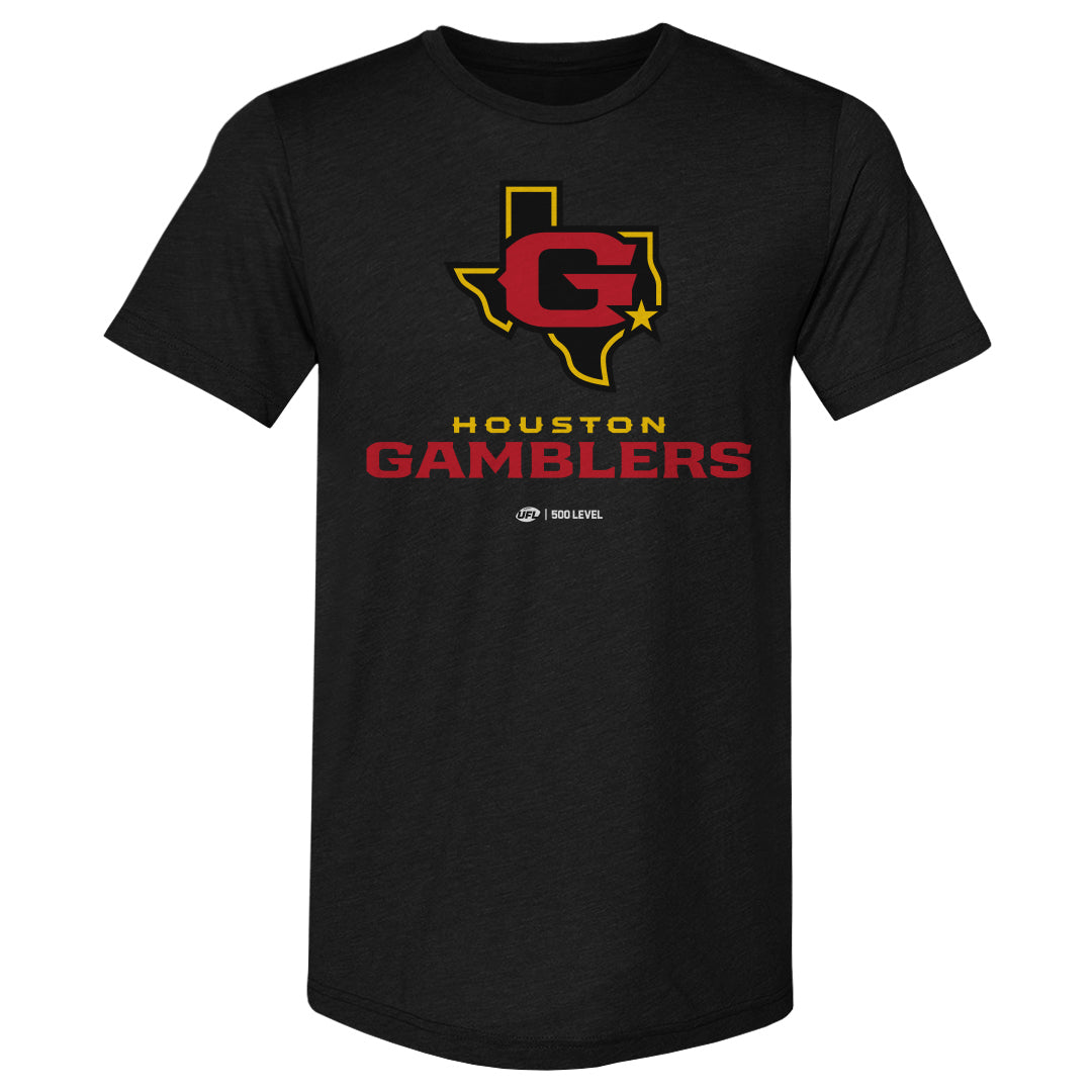 Houston Gamblers Primary Logo WHT