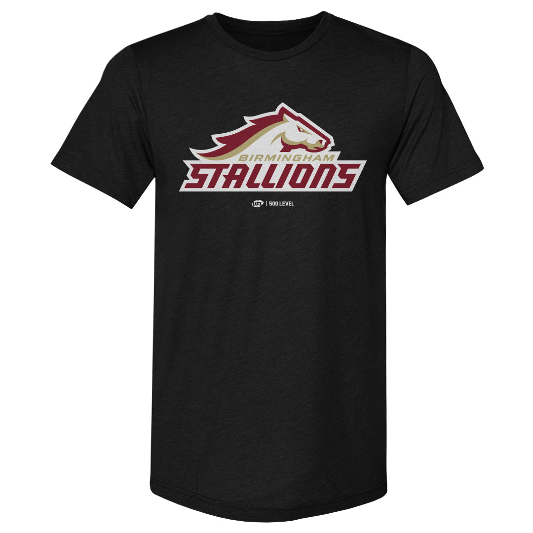 Birmingham Stallions Primary Logo WHT