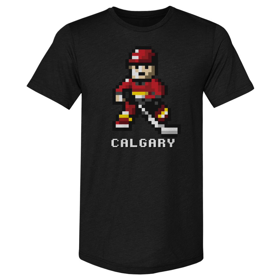 Calgary Hockey 8-bit WHT