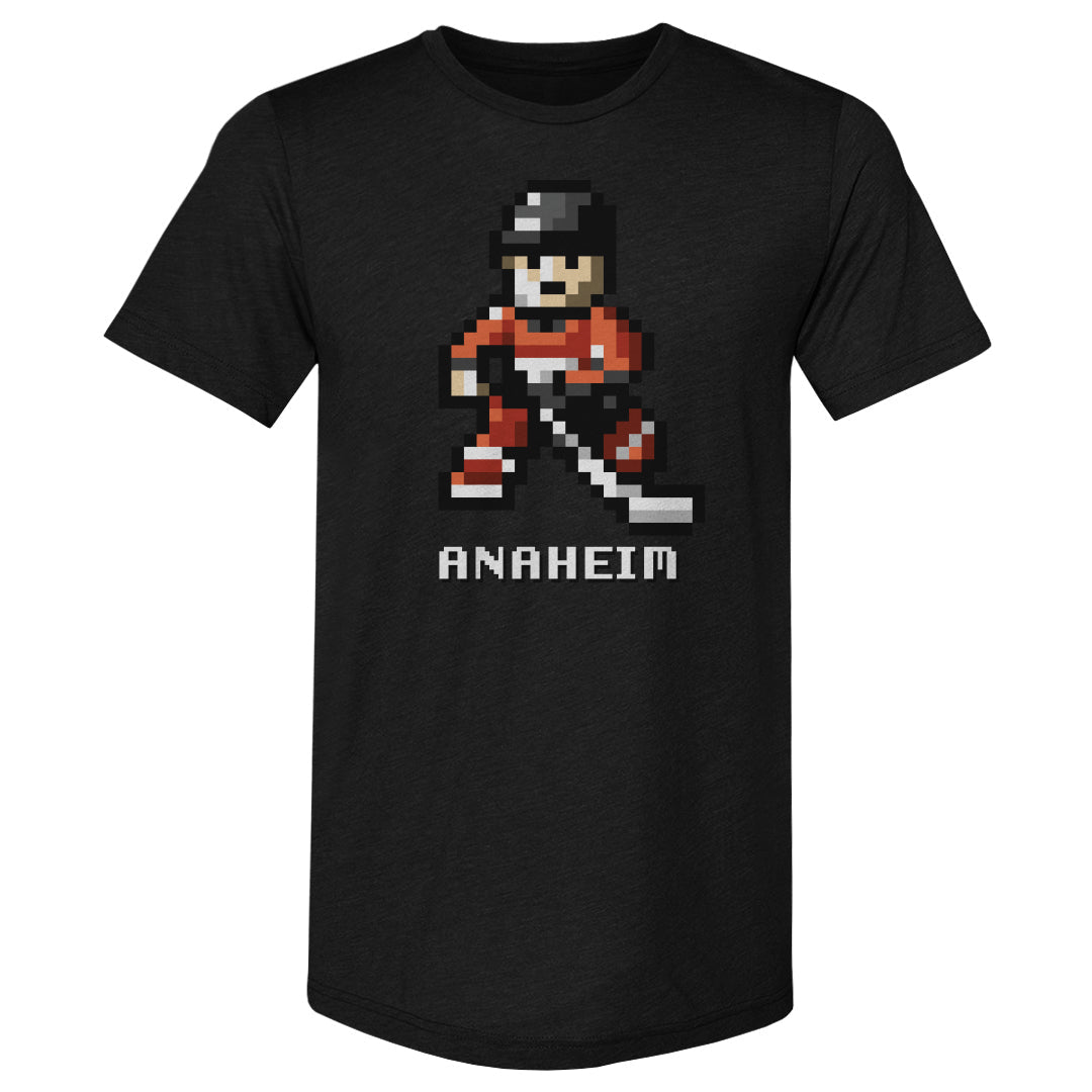 Anaheim Hockey 8-bit WHT