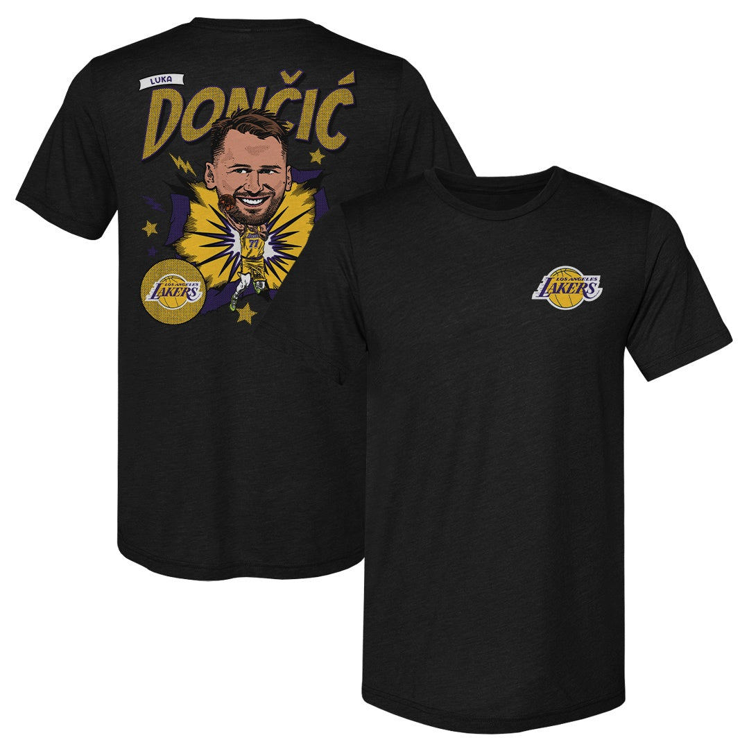 Luka Doncic Los Angeles Lakers Caricature F&B WHT