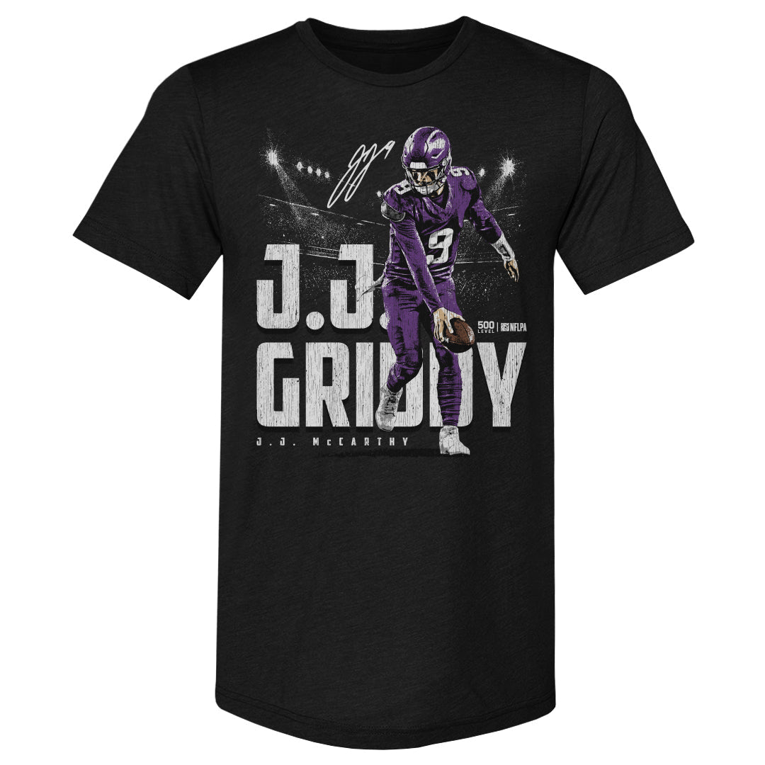 J.J. McCarthy Minnesota Griddy WHT