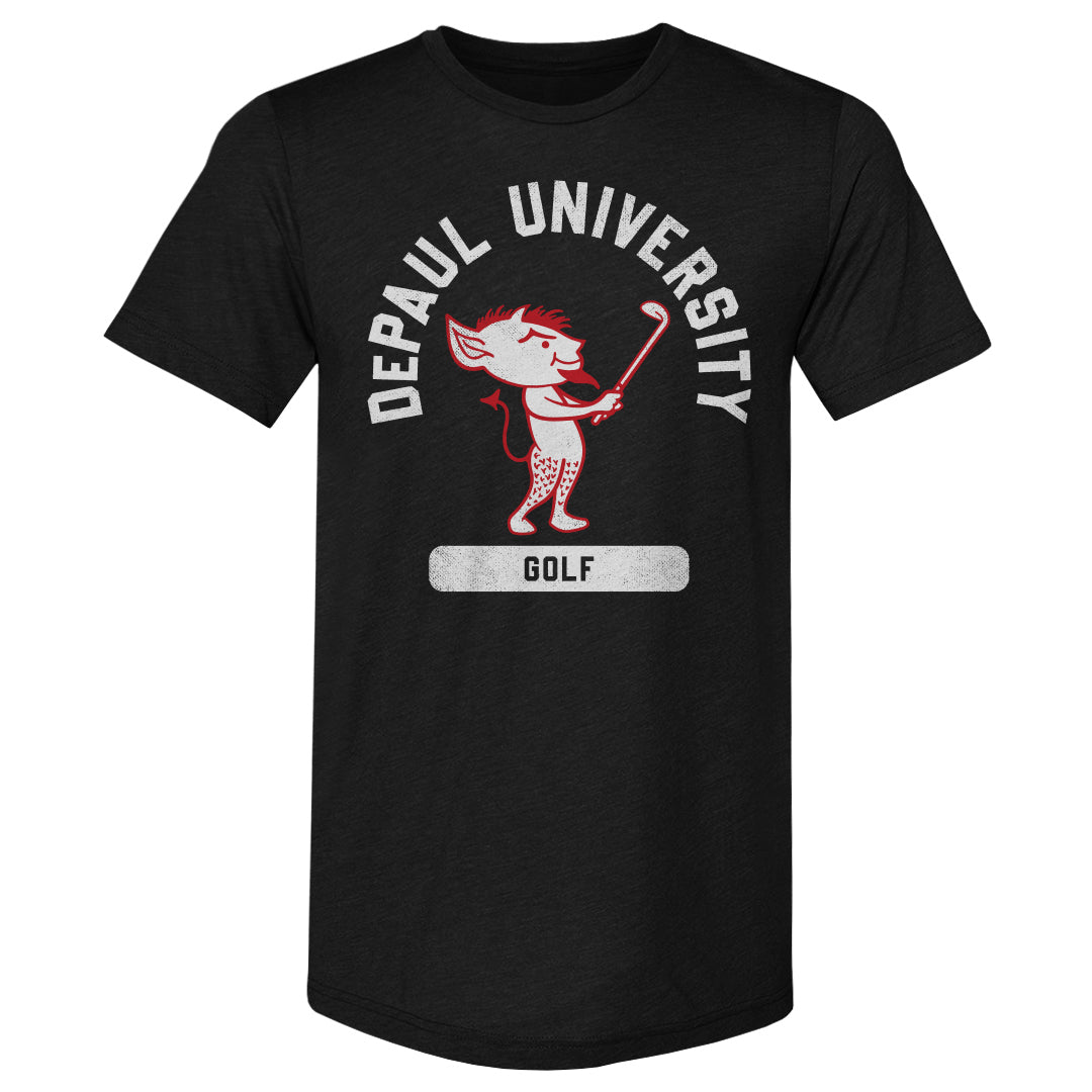 DePaul Blue Demons Mascot Golf WHT